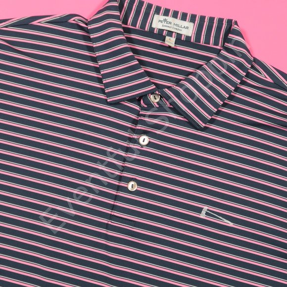 Peter Millar Other - Peter Millar Summer Comfort Cyrus Performance Mountaintop Golf Lake Club Polo L